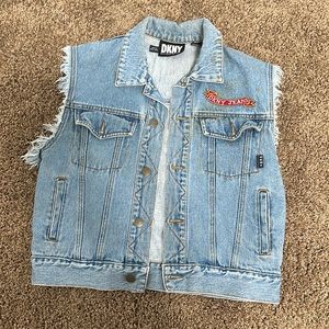 DKNY denim vest